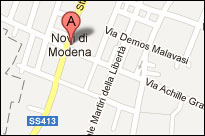 Googlemap Novi di Modena