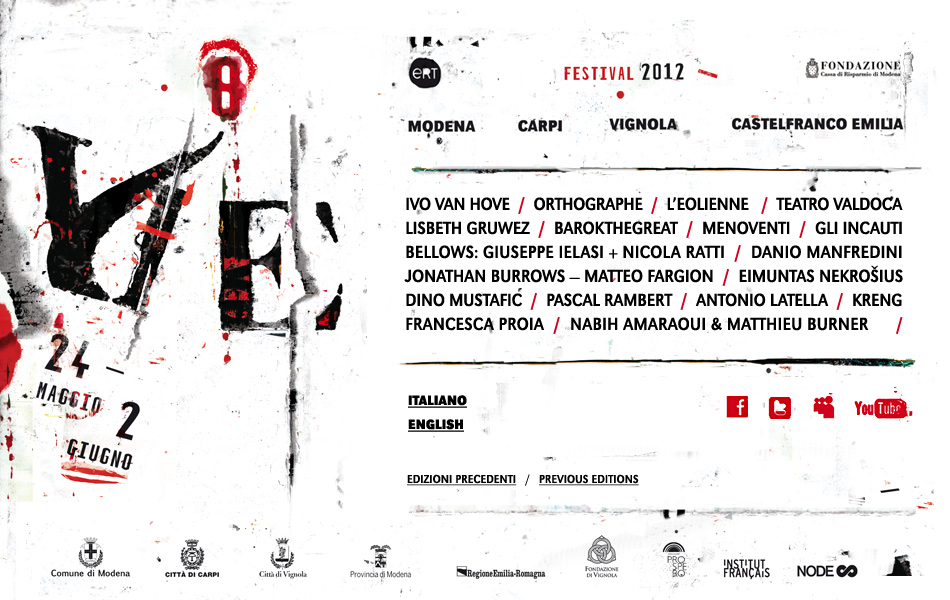 Vie Scena Contemporanea festival - Modena - 2012